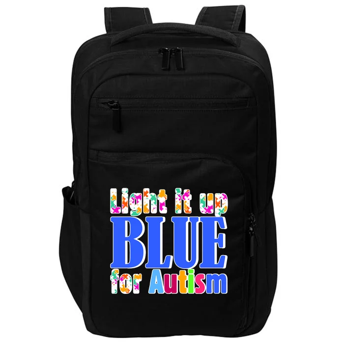 Light It Up Blue For Autism Awareness Month Impact Tech Backpack