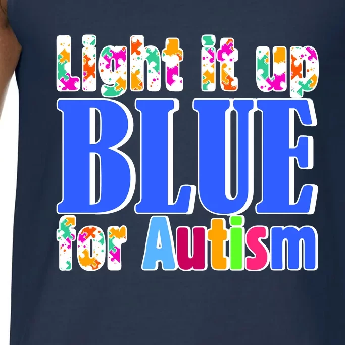 Light It Up Blue For Autism Awareness Month Comfort Colors® Tank Top