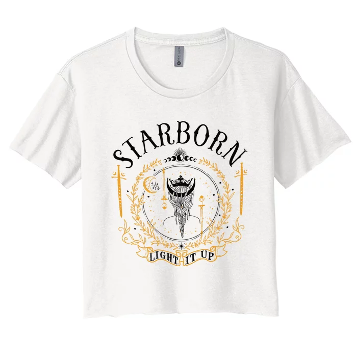 Light It Up Crescent City Starborn Women's Crop Top Tee