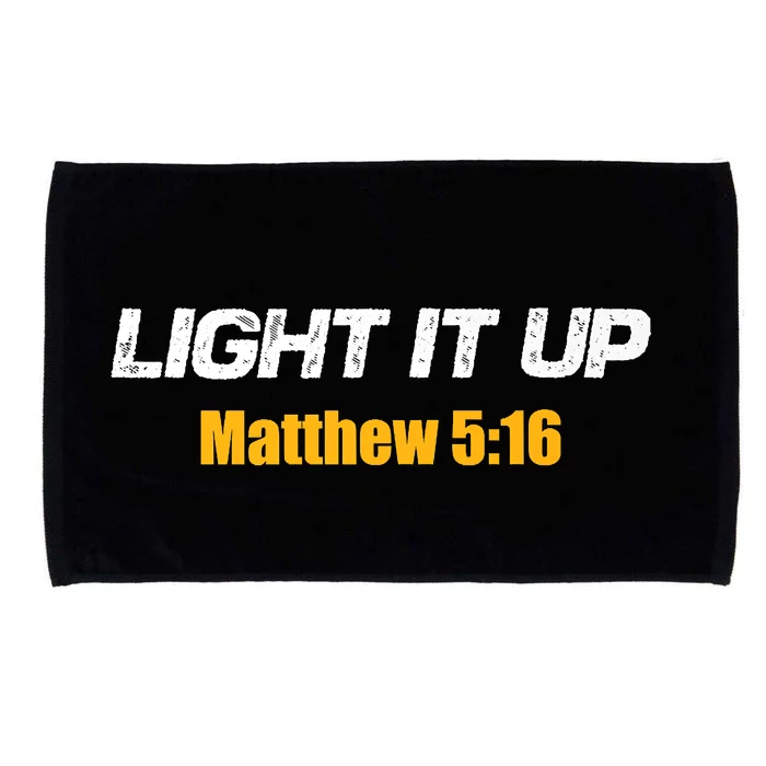 Light It UP Premium Microfiber Hand Towel