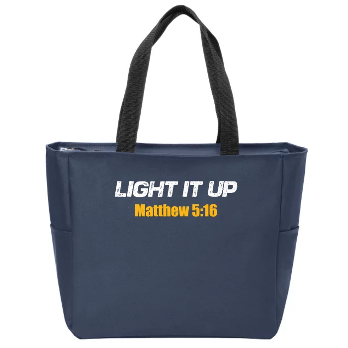 Light It UP Premium Zip Tote Bag