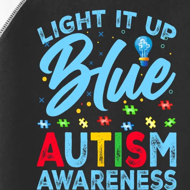 Light It Up Blue Autism Awareness Toddler Fine Jersey T-Shirt