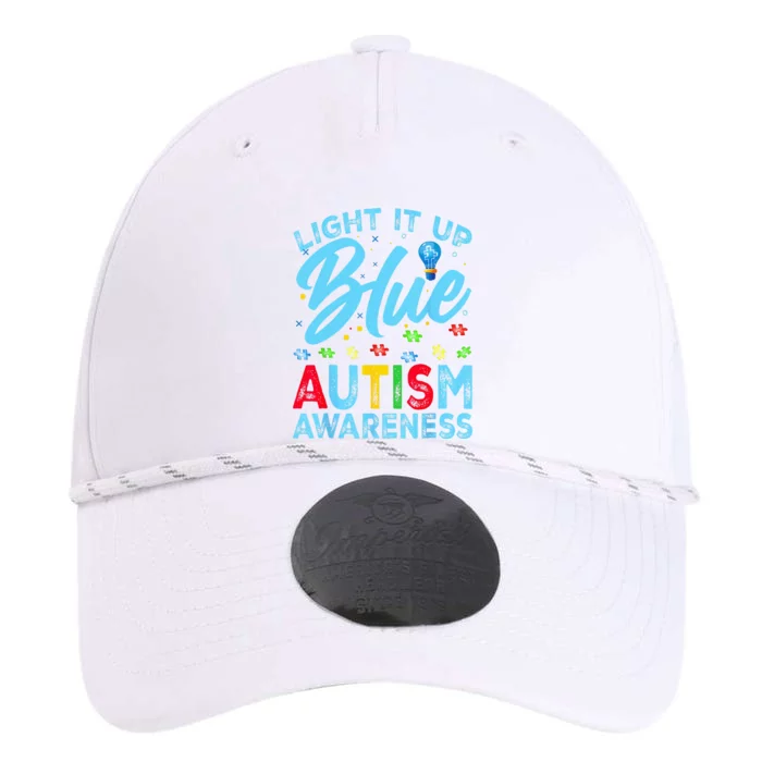 Light It Up Blue Autism Awareness Performance The Dyno Cap