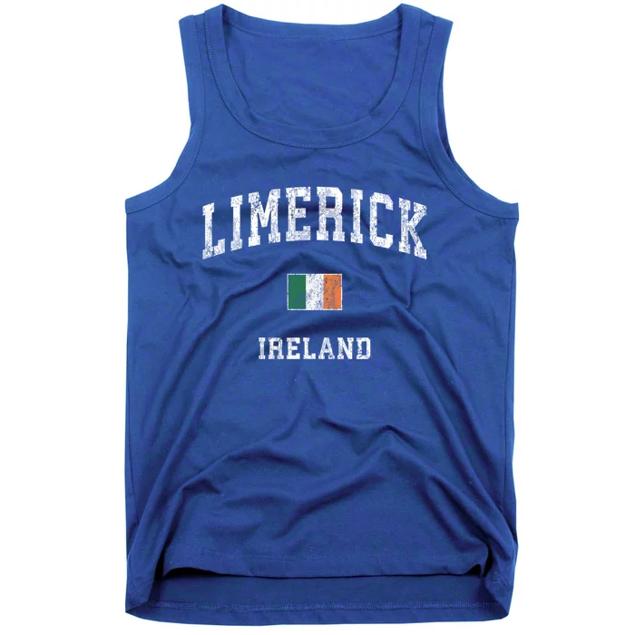 Limerick Ireland Vintage Athletic Sports Design Meaningful Gift Tank Top