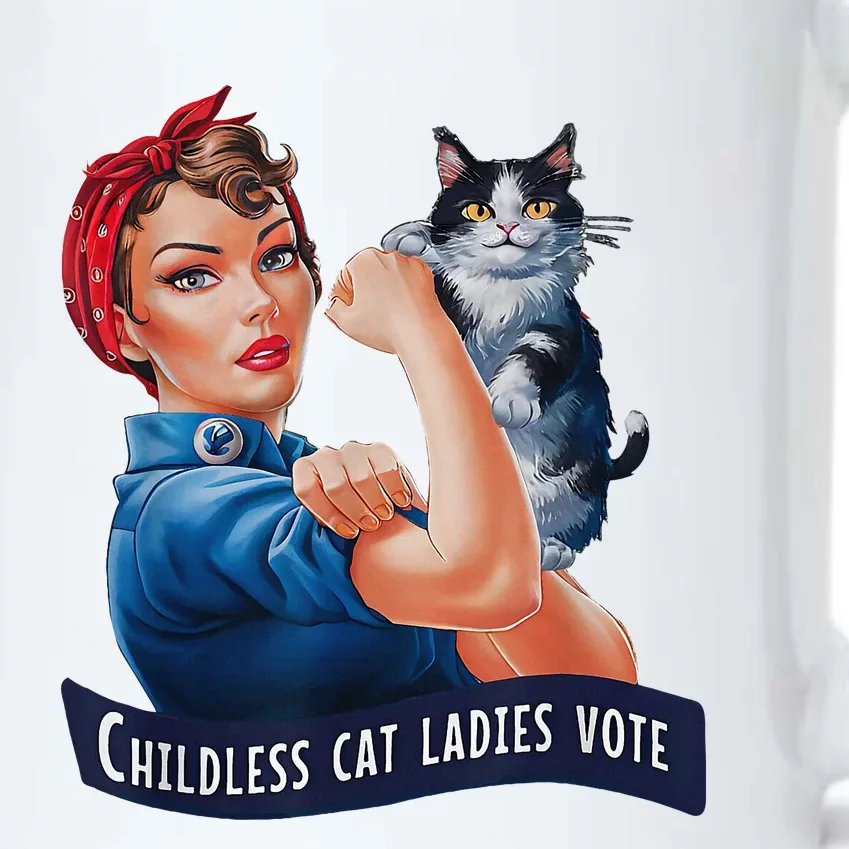 Ladies Is Voting Kamala Childless Cat Ladies Vote President Black Color Changing Mug