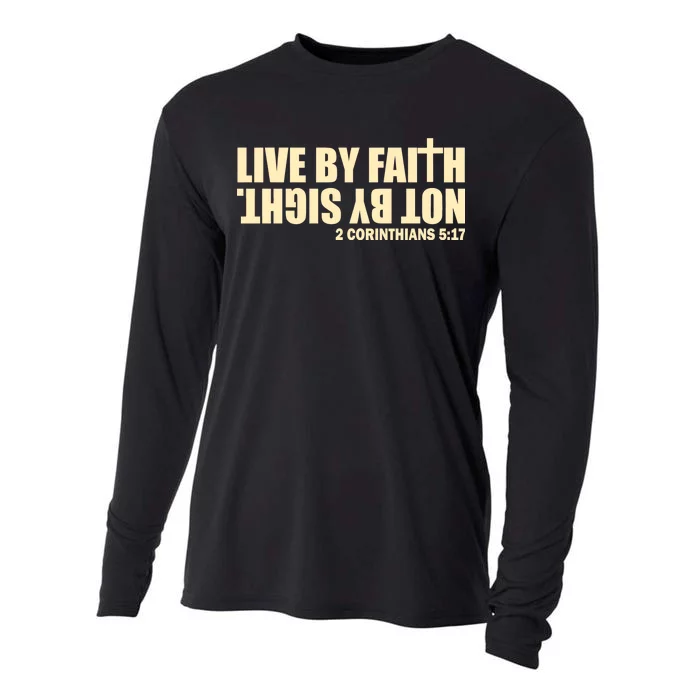 Live By Faith Not By Sight Cooling Performance Long Sleeve Crew