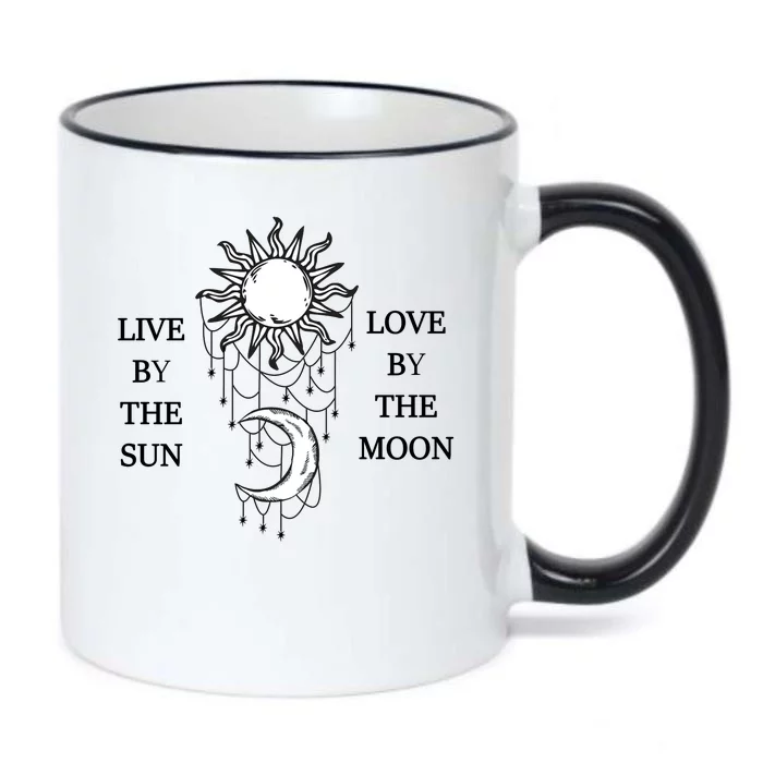 Live By The Sun Love By The Moon Black Color Changing Mug