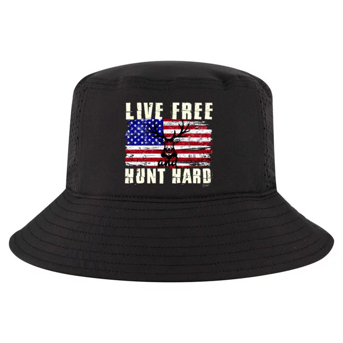 Live Free Hunt Hard Cool Comfort Performance Bucket Hat