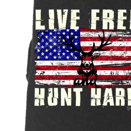 Live Free Hunt Hard Doggie 3-End Fleece Hoodie