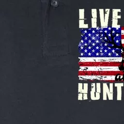 Live Free Hunt Hard Softstyle Adult Sport Polo