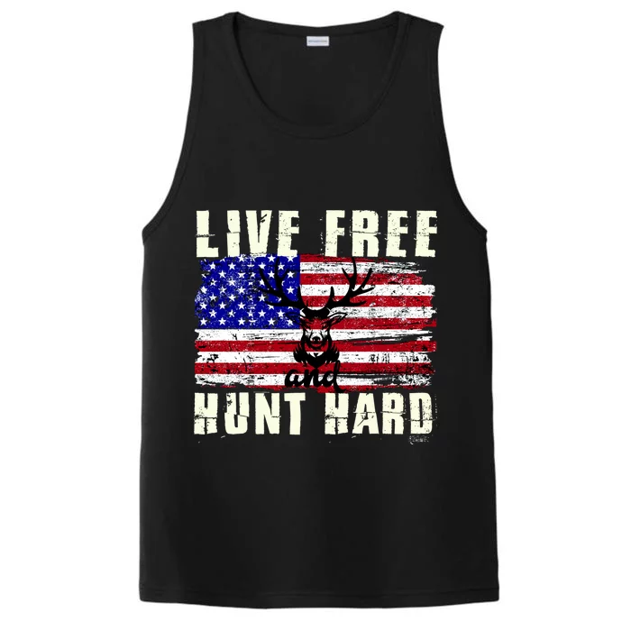 Live Free Hunt Hard Performance Tank