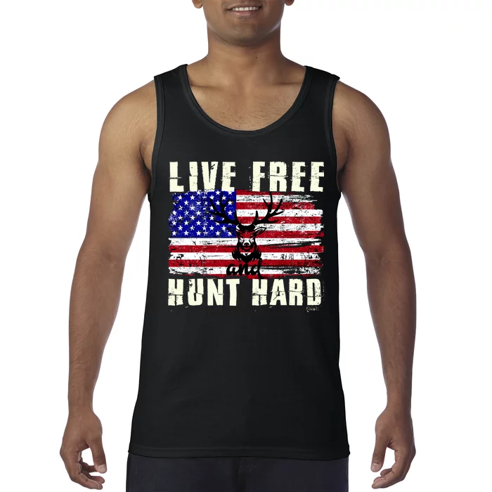 Live Free Hunt Hard Tank Top