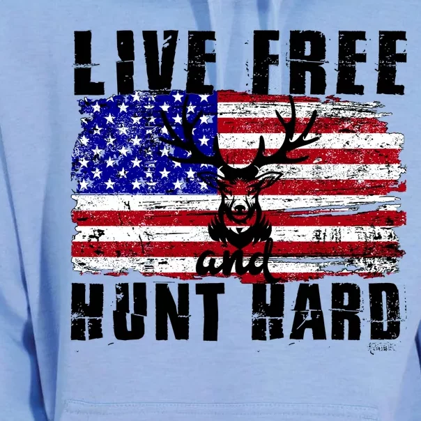 Live Free Hunt Hard Unisex Surf Hoodie