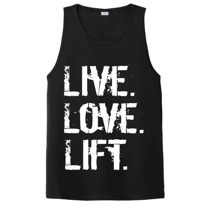 Live Love Lift Retro Fitness Performance Tank