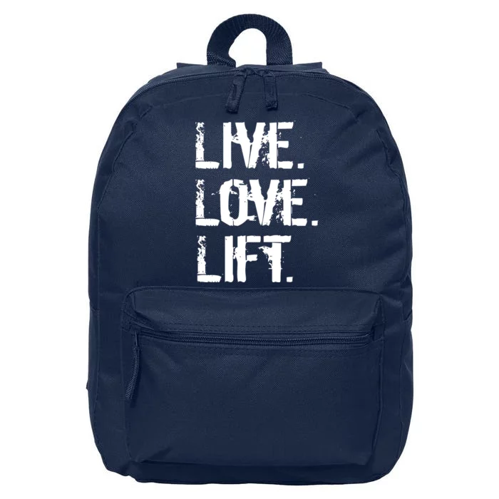 Live Love Lift Retro Fitness 16 in Basic Backpack