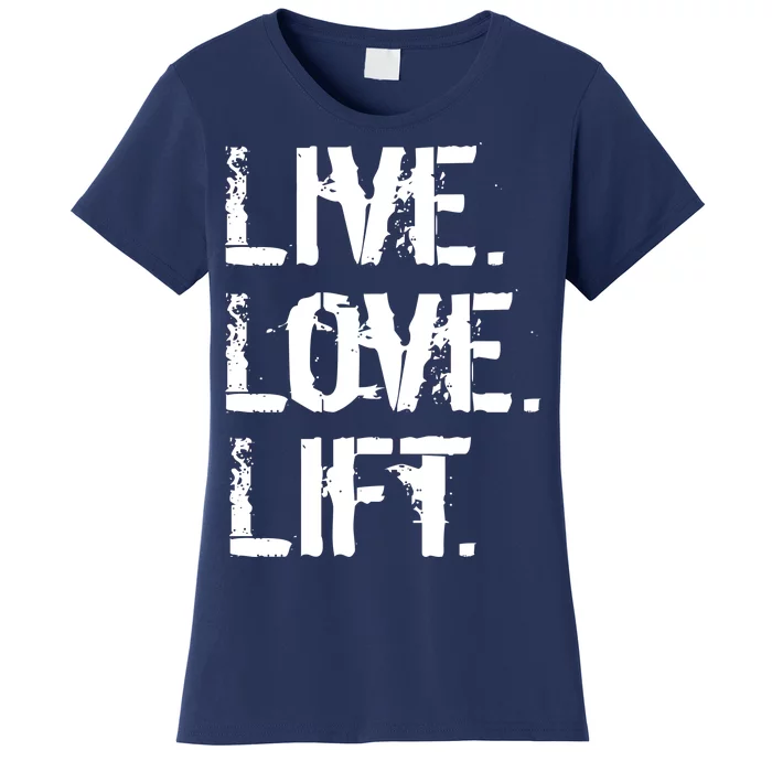 Live Love Lift Retro Fitness Women's T-Shirt