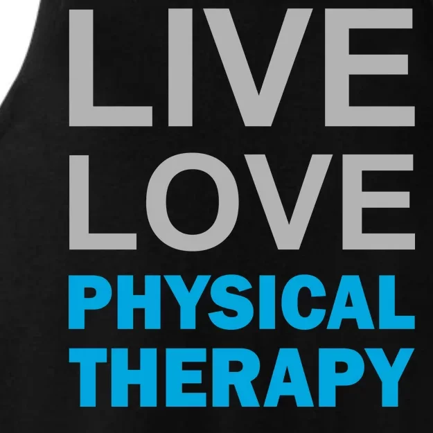 Live Love Physical Therapy Ladies Tri-Blend Wicking Tank