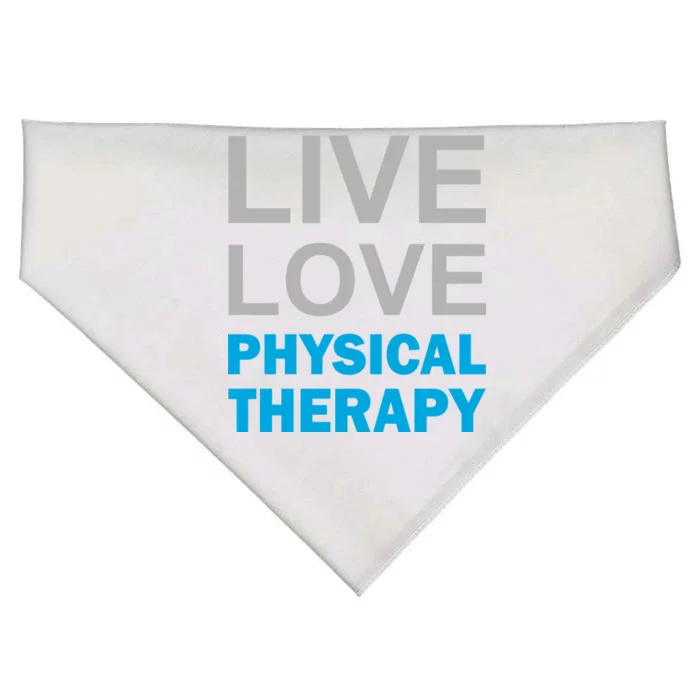 Live Love Physical Therapy USA-Made Doggie Bandana