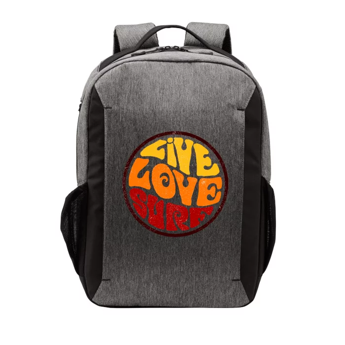 Live Love Surf Vector Backpack