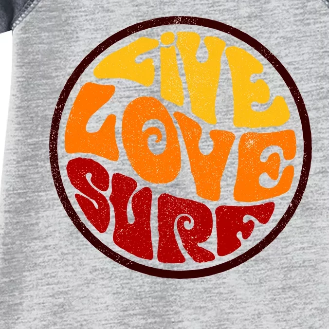 Live Love Surf Infant Baby Jersey Bodysuit