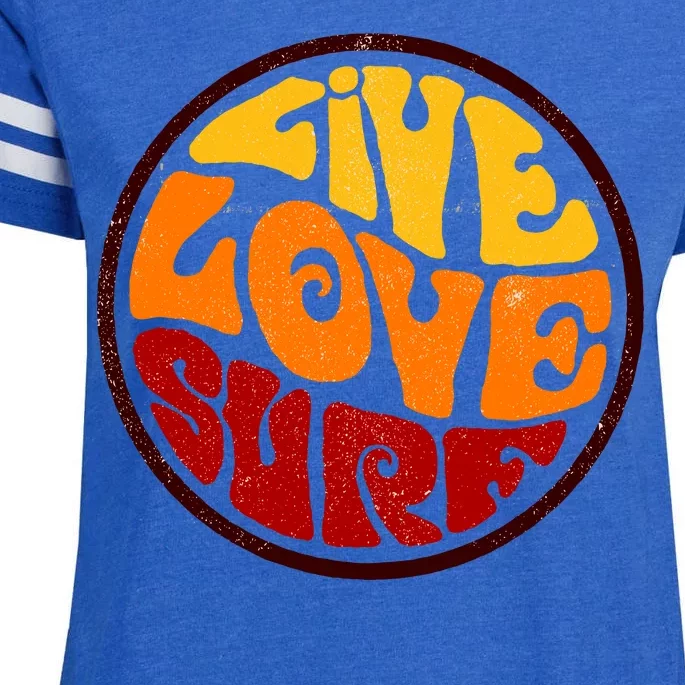 Live Love Surf Enza Ladies Jersey Football T-Shirt