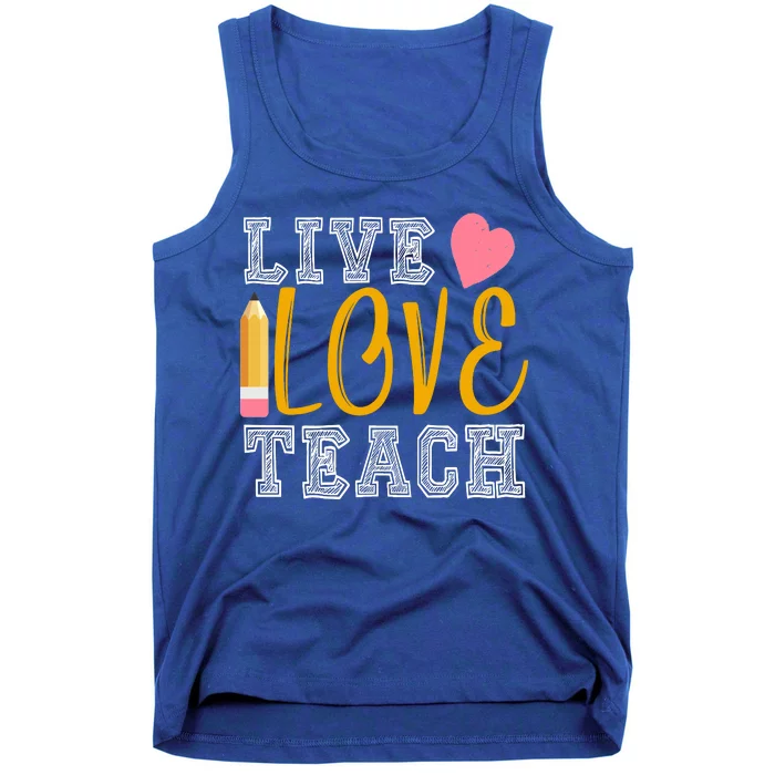 Live Love Teach Tank Top