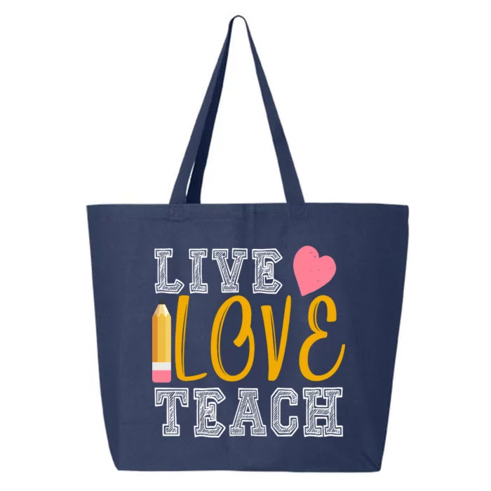 Live Love Teach 25L Jumbo Tote