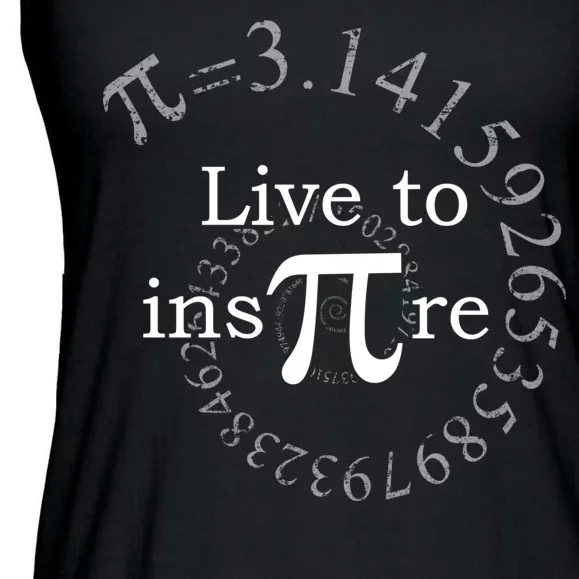 Live To InsPIre Pi Day Ladies Essential Flowy Tank