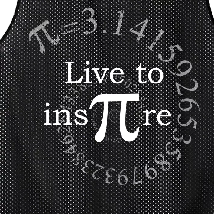 Live To InsPIre Pi Day Mesh Reversible Basketball Jersey Tank