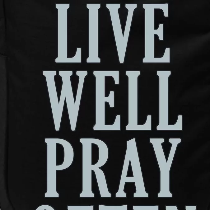 Live Well Pray Often Impact Tech Backpack