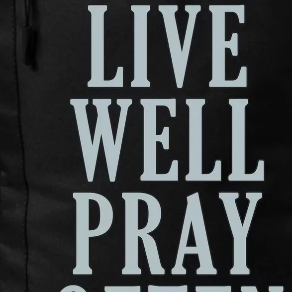 Live Well Pray Often Daily Commute Backpack