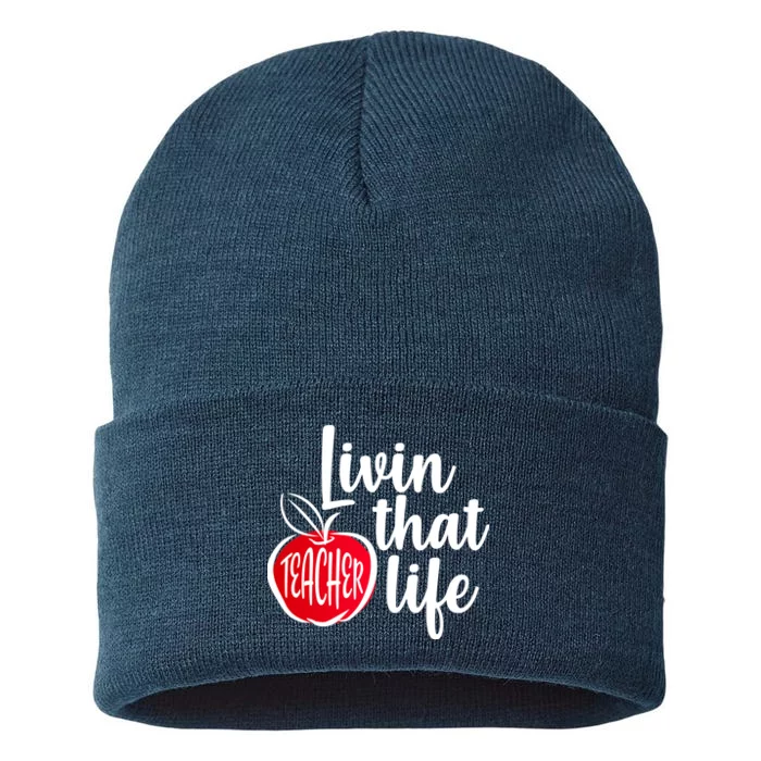 Livin That Teacher Life Sustainable Knit Beanie