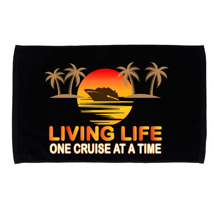 Living Life One Cruse At A Time Microfiber Hand Towel