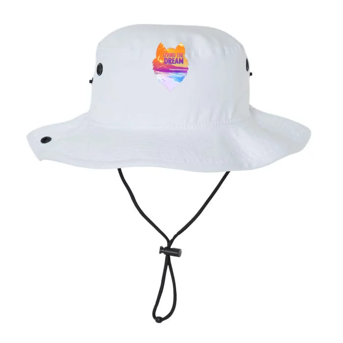 Living The Dream Californian Beach Wolf Head Legacy Cool Fit Booney Bucket Hat