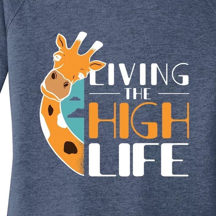 Living The High Life Women's Perfect Tri Tunic Long Sleeve Shirt