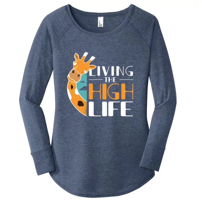 Living The High Life Women's Perfect Tri Tunic Long Sleeve Shirt