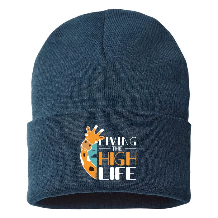 Living The High Life Sustainable Knit Beanie