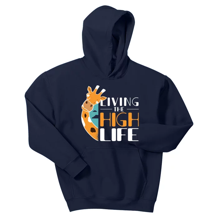 Living The High Life Kids Hoodie