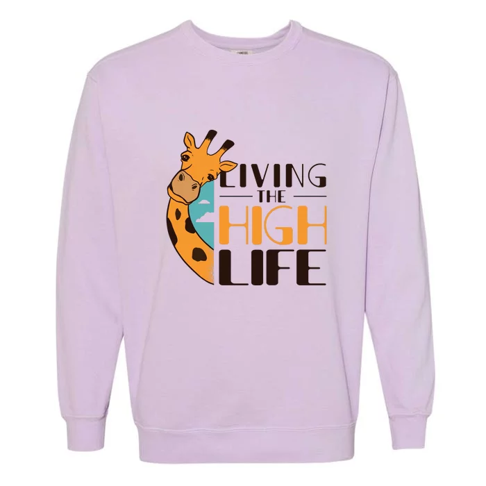 Living The High Life Garment-Dyed Sweatshirt