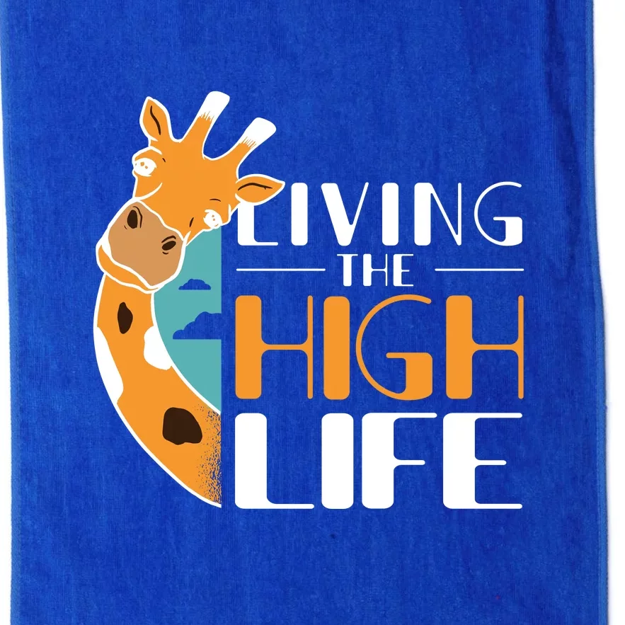 Living The High Life Platinum Collection Golf Towel