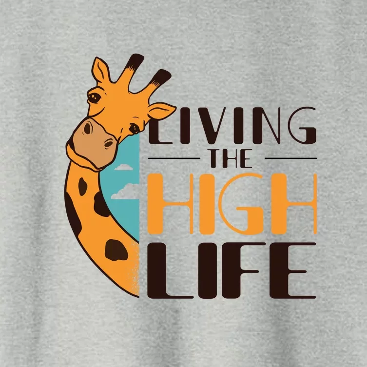 Living The High Life Women's Crop Top Tee