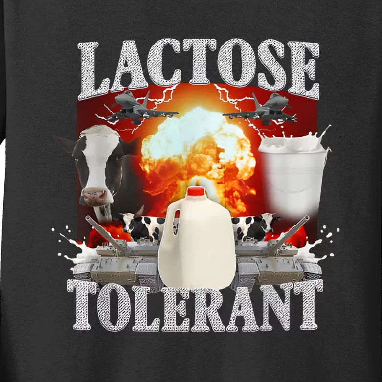 Lactose Intolerant Weird Specific Kids Long Sleeve Shirt