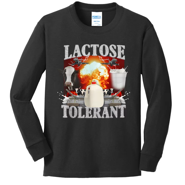 Lactose Intolerant Weird Specific Kids Long Sleeve Shirt