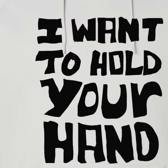 Lyriclyfe I Want To Hold Your Hand Performance Fleece Hoodie