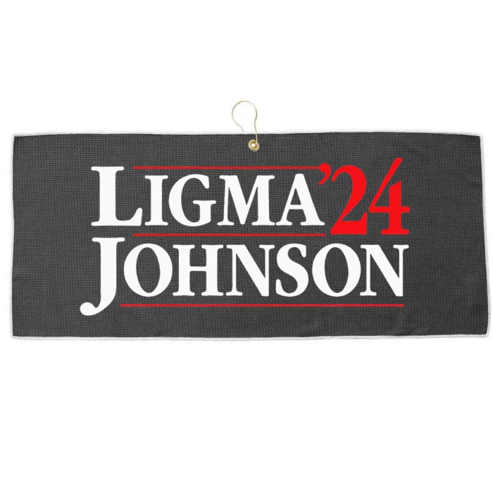 Ligma Johnson 2024 Political Fun Run Large Microfiber Waffle Golf Towel