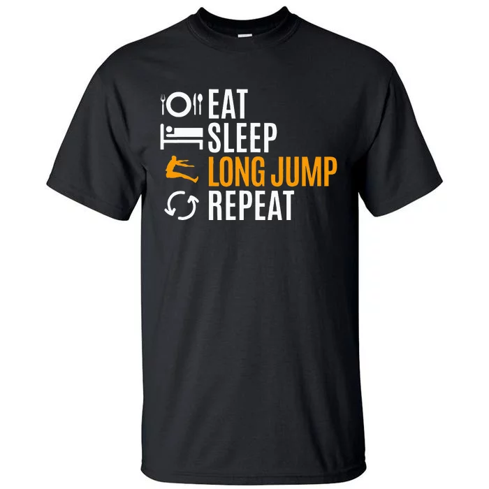 Long Jump Athletics Tall T-Shirt