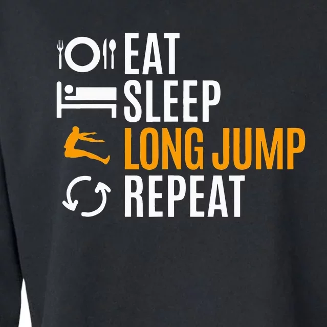 Long Jump Athletics Cropped Pullover Crew