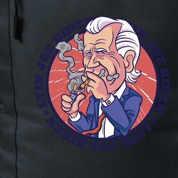 Lyin Joe Biden Smoking Joint Funny Daily Commute Backpack