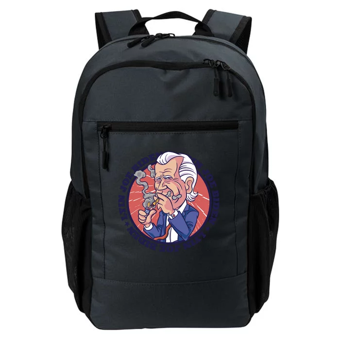 Lyin Joe Biden Smoking Joint Funny Daily Commute Backpack