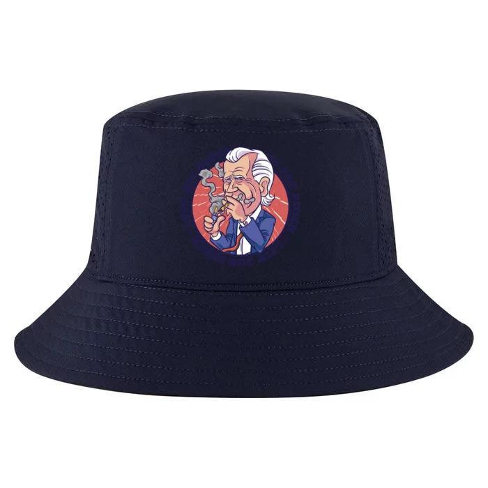 Lyin Joe Biden Smoking Joint Funny Cool Comfort Performance Bucket Hat